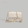 Bolso Cuadrado Pequeño Acolchado con Cadena y Textura de Diseño de Nicho 2026 Nuevo Verano Versátil para Hombro o Cruzado Bolso de Mujer de Moda