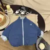 Jaqueta Reversível com Gola Alta para Meninos 2026 Nova Outono Bebê Estilo Coreano Chique Moda Jaqueta Top Infantil Tendência