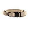 Coleira Tática Coleira de Nylon para Cão Coleira para Cão de Estimação Cão de Porte Grande e Médio Treinamento Militar para Cães Coleira para Cão com Design Refletivo