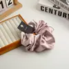 Alta calidad Tamaño Grande Diámetro de 20CM Anillo para Cabello Intestino Grueso Anillo para Cabello Grande de Satén de Seda Alta Elasticidad Cuerda para Cabello Grande para Mujer
