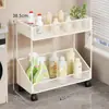 Prateleira de armazenamento para banheiro, prateleira de armazenamento integrada de vários níveis para chão para banheiro, vaso sanitário, máquina de lavar e espaços estreitos
