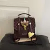 Mochila nueva de dibujos animados, diseño versátil de lunares, bolso bandolera de un solo hombro de moda 2026, estilo nicho para ir al trabajo, colección de otoño para mujer