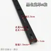 Tiras verticales AA engrosadas y ensanchadas soporte de poste de doble fila montado en la pared estante de ciudad brazo de soporte de estante negro blanco soporte de vidrio
