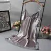 AliExpress envío directo transfronterizo camisola de encaje europea y americana lencería sexy, pijama multicolor para mujer, ropa de casa