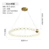 Luminária Pendente de Pérola Estilo Creme Francês Designer Nórdico Simples Criativo Sala de Estar Sala de Jantar Luminária Moderna de Luxo Leve