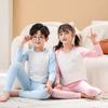 Roupa íntima térmica infantil de outono e inverno Leica Cotton Mid-large Roupas infantis de outono e calças de outono Camisa base Roupas caseiras bacteriostáticas de estilo coreano