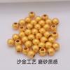Cuentas Rellenas de Oro de 18K que Conservan el Color Cuentas Sólidas Brillantes Separadas Cuentas Pequeñas de Oro Joyería DIY Hecha a Mano Accesorios de Cuerda con Cuentas al por Mayor