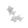 Al por mayor Colgante de animal de aleación de plata de Xizang Colgante de perro caniche Accesorios de joyería de aleación para manualidades