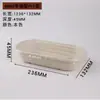 Caixa de Embalagem Leve para Salada Mochi Caixa de Almoço Descartável Biodegradável para Levar Caixa de Almoço com Compartimentos 700 850 1000