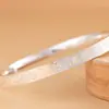 Ciervo Dorado Rey Plata Pura 999 Placa Ancha Boca Cerrada Auspicioso Deseo Fortuna Dinero Grande Calabaza Pulsera Lisa Brazalete de Plata