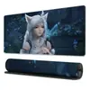 Alfombrilla de Ratón Oversize de Anime, Alfombrilla Gruesa para Teclado, Alfombrilla para Escritorio de Computadora de E-Sports, Alfombrilla de Ratón Bidimensional con Borde Bloqueado, Ventas Directas de Fábrica