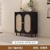 Nuevo zapatero de ratán vintage para uso doméstico, mueble de almacenamiento de pared simple y moderno para la entrada de la sala de estar