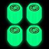 Tapa de válvula de neumático luminosa tapa de válvula de coche boquilla de aire para neumático de vacío de coche eléctrico decoración de cubierta de núcleo de válvula luminosa