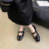 Bailarinas con Falda, Zapatos de Mujer 2025 Primavera y Verano Nuevo Estilo de Hada Moño Punta Cuadrada Zapatos Mary Jane