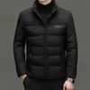 Nueva Chaqueta de Algodón Gruesa de Invierno para Hombres Jóvenes y de Mediana Edad Ropa Exterior Cálida Estilo Papá Hombres Color Sólido Casual Ropa de Invierno para Hombres Chaqueta