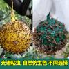 Esponja de bola Stickleworm trampa para moscas de la fruta bola trampa para moscas aguja abeja avispa atrayente de color trampa para moscas de la fruta cartón amarillo de doble cara