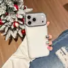 Funda de Teléfono Móvil de Gel de Gama Alta con Concha de Color Puro y Purpurina Adecuada para Apple 17 iPhone 16 Pro Max Simple 14/15