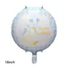 Novedad transfronteriza estilo ins flores, globos para baby shower de ganso, globos de oso, globos de motocicleta, globos de corona