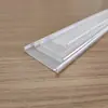 Cubierta Difusora de Tubo de Luz Led Fabricante Extruido Blanco Lechoso Transparente 50mm Prisma Estampado PC Cubierta de Luz Extruida Cubierta de Luz Led