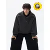 Sudadera con capucha de bloque de color para hombre, peso pesado, lavado a la arena, bordado vintage, nueva colección Otoño/Invierno 2026, chaqueta de tacto de alta gama, moderna