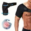 Coderas Deportivas Ajustables con Compresión para Fitness, Correa para Hombro Antiestiramiento, Inmovilizador de Hombro, Función de Chaleco con Bolsa de Hielo para Hombro y Cuello