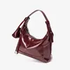 Bolso de Cera de Aceite para Mujer 2025 Nuevo Bolso Clásico de Moda Textura Retro de Alta Calidad Bolso de Hombro Acolchado Bordado Bolso Madre-Hija Novia