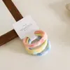 Paquete de 3 Gomas para el Cabello Jacquard Suaves de Alta Elasticidad con Forma de Corazón de Calidad de Exportación Que No Dañan el Cabello, No Dejan Marcas y Son Engrosadas