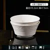 Color bajo esmalte Francés Luz de Lujo Retro Cerámica Tazón de Arroz para Uso Doméstico 2026 Nuevo Tazón en Relieve Palillos Plato Set de Vajilla