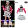 Ropa de Baile Jazz para Niñas Hip-Hop Genial y Guapo Traje de Street Dance para Niña Moda Ropa de Jazz para Escenario y Pasarela Infantil