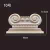 Columna Romana Estilo Europeo Madera Maciza Tallada Decoración Sencilla Estilo Europeo Cabeza de Columna Estilo Chino Viga de Soporte Soporte de Viga Almohadilla Gabinete de Chimenea Metabo