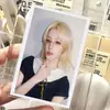 Song Yuqi cabelo rosa de alto valor peel-off criativo lindo cartão postal cartão pequeno estrela Qu Qi mercadoria materiais DIY