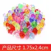 Gema de Plástico Grão de Gelo Pedra Pequena Colorida Gema Infantil Acrílico Gelo Picado Bancada Diamante de Cristal Gema Atacado