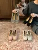 Bailarinas planas de lunares estilo coreano con lazo, nueva colección 2026, estilo suave y etéreo, zapatos de suela blanda para otoño