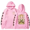 Sudadera con Capucha Estampada Patrón Killer Queen Anime La Aventura Épica de Jojo Hombres Mujeres Casual Clásica