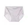 Ropa interior sin costuras jacquard de seda helada antibacteriana de 10 A para mujer, de cintura alta, transpirable, control de abdomen, antirozaduras, estilo fino de verano, bragas