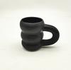 Taza de Neumático de Celebridad de Internet de Lujo Ligero Taza de Oreja Grande Ins Taza Universal de Caramelo de Espino Cerámica Taza de Café Gruesa Douyin