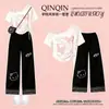 Conjunto de Dos Piezas para Niñas Verano 2026: Top de un Hombro con Parches de Cuadros Retro Casual y Pantalones de Pierna Ancha