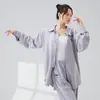 Nuevo Disfraz de Danza Clásica Estilo Chino, Nueva Camisa Holgada de Manga Larga con Bordado de Hoja de Bambú Estilo Nacional, Conjunto de Ropa de Práctica Inspirado en el Diseño
