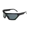 Gafas de Sol de Moda Transfronterizas de Una Pieza Estilo Y2K, Gafas de Sol Personalizadas para Exteriores Estilo Urbano, Gafas de Sol para Fiesta Hip-Hop Hot Girl para Mujer