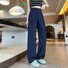 [2021] Pantalones de Verano para Mujer de Pierna Ancha Estrecha Imitación Jeans Nuevos Pantalones Casuales Adelgazantes Rectos de Moda para Mujer