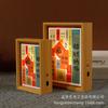 Lâmpada de toque porta-retrato enfeites mesa caligrafia caligrafia e pintura moldura festiva fabricantes atacado decoração de luz noturna presentes criativos