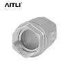 Válvula de retención vertical de dos piezas de acero inoxidable 304 antirretorno Conexión de rosca 4/6 Unidireccional 2 Piezas Resorte