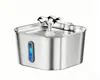 Fábrica de Origen Dispensador de Agua Inteligente para Mascotas de Acero Inoxidable de 2.2L Agua Circulante Automática Gran Capacidad Comedero de Agua para Gatos y Perros