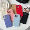 Sencillo cuero color sólido flor adecuado para funda de teléfono móvil iPhone14promax Apple 13 resistente a caídas 12 femenino 11 suave xs