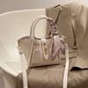 Bolsa Tote de Alta Venta Transfronteriza para Mujer, Nuevo Estilo Primavera/Verano 2024, Bolso de Mano con Apariencia de Alta Gama, Adecuado para el Trabajo, Bolso de Hombro y Cruzado