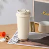 Nueva Taza Aislada de Acero Inoxidable 316, Taza de Café de Aspecto Elegante, Regalo Portátil para Oficina al Aire Libre, Taza de Agua Portátil para Coche