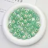 Ding Yi K16 Contas Banhadas a Ouro Lua Fria Alto Brilho Galvanizado Brilho Fino Resina Furo Reto Contas Soltas DIY Acessórios para Corrente de Celular