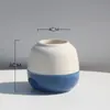 [Flor. Vício] Cor Tianqing Vasinho de Flor Carnuda Pintado à Mão Polegar Vasinho Feito à Mão Novo Estilo Japonês Vasinho Fofo