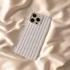 Amazon Más Vendido Color Macarrón Raya Vertical Funda para Teléfono iPhone 17 Capa Única Agujero Grande Cubierta Protectora al por Mayor