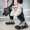 2025 Nuevo Estilo de Verano Malla Transpirable Suela Gruesa Aumentador de Altura Zapatos de Papá Zapatos de Neumático Ligeros y Cómodos Zapatos Deportivos de Suela Suave